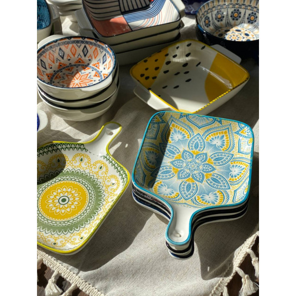 Тарілка квадртана Olens Тригір'я 102-614 16.6х5