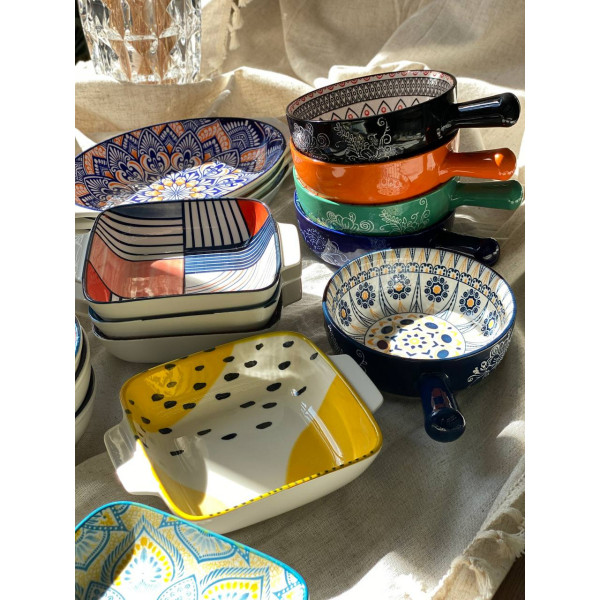 Тарілка квадртана Olens Тригір'я 102-614 16.6х5