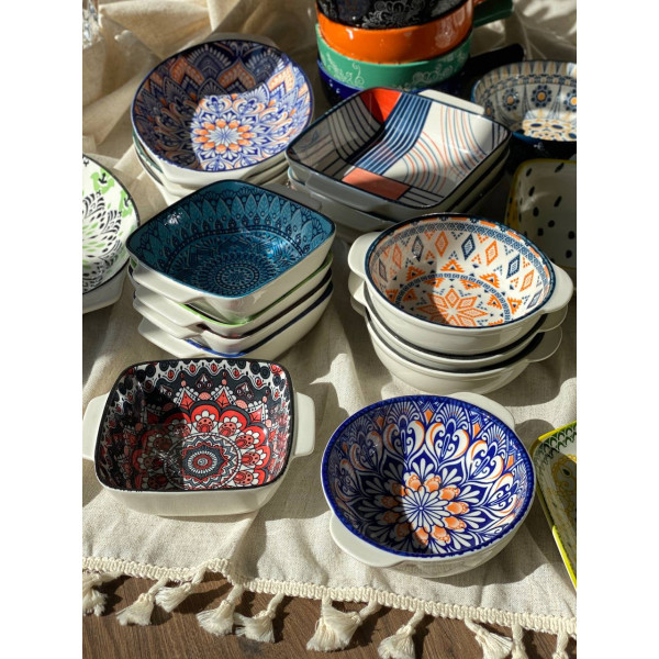 Тарілка квадртана Olens Тригір'я 102-614 16.6х5