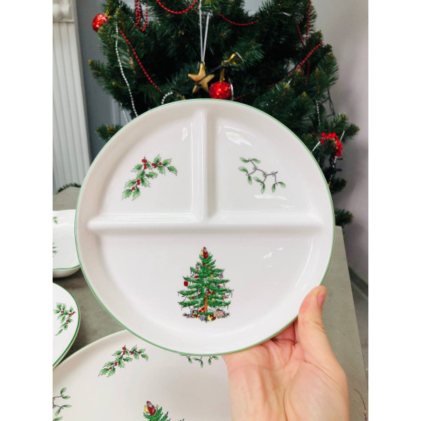 Тарілка кругла Olens Біла зима 102-551 20 см біла