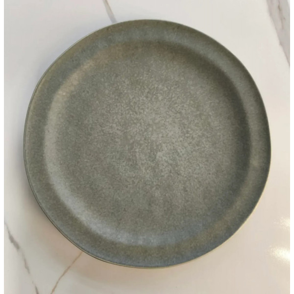 Тарілка кругла Olens Конкрето 101-0417 2.5х27.5 см сіра