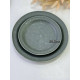 Тарілка кругла Olens Конкрето 101-0418 2.2х20.5 см сіра