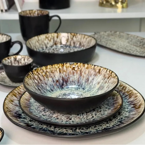 Тарілка кругла Olens Паноптикон 101-0470 27.5х2.5 см