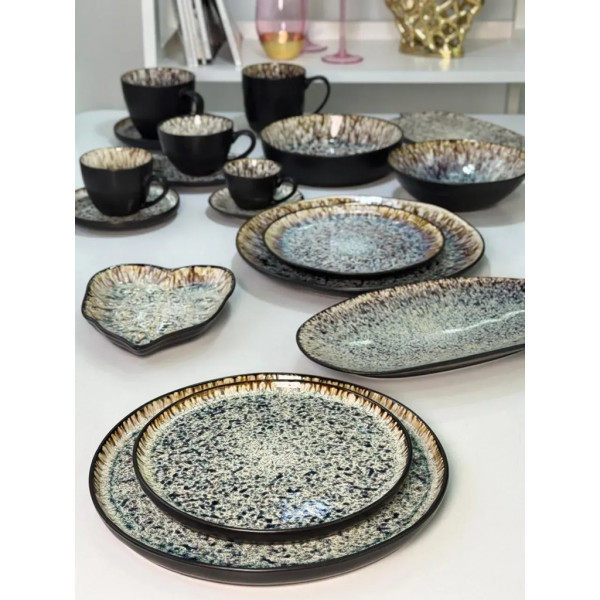 Тарілка кругла Olens Паноптикон 101-0475 20.6х1.7 см