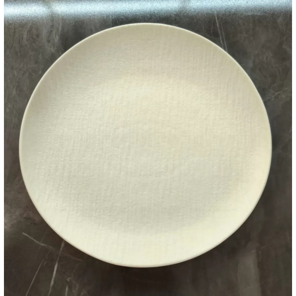 Тарілка обідня Olens Білий обеліск 101-0487 26 см біла