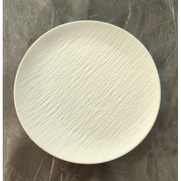 Тарілка обідня Olens Білий обеліск 101-0491 25 см біла