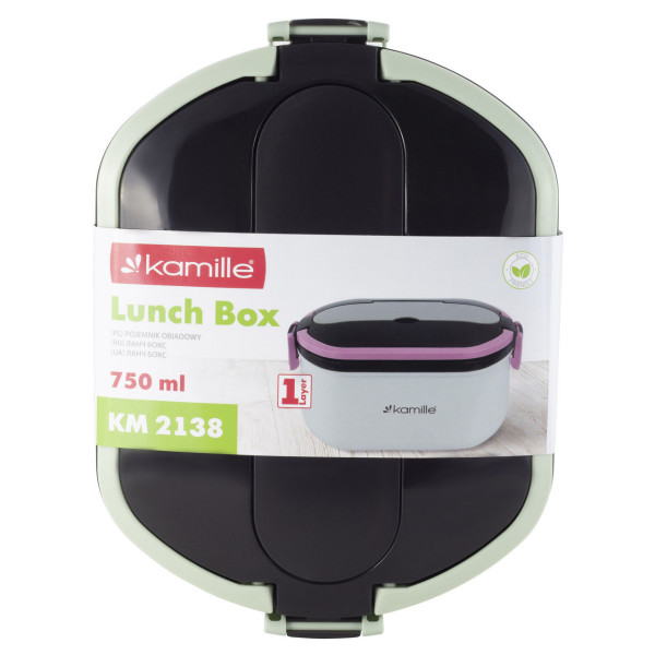 Ланч-бокс харчової Kamille KM-2138-Turquoise 750 мл бірюзовий