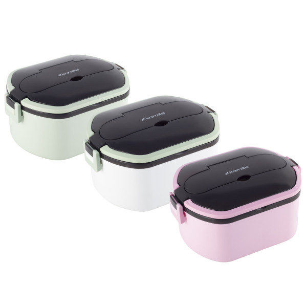 Ланч-бокс харчової Kamille KM-2138-Turquoise 750 мл бірюзовий