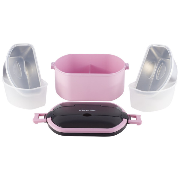 Ланч-бокс харчової Kamille KM-2138RZ 750 мл рожевий