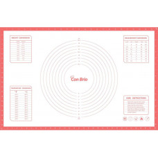 Килимок силіконовий Сon Brio СB-679-red 43,5х66,5 см червоний