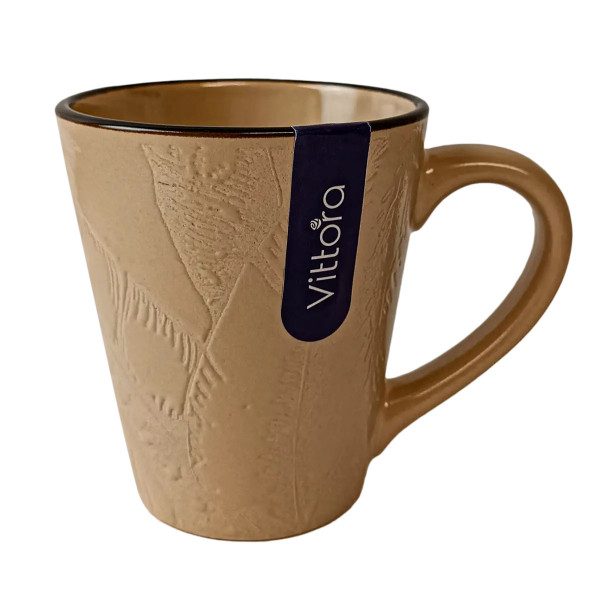 Кружка Vittora Офелія VT-P-3350OF 350 мл бежева