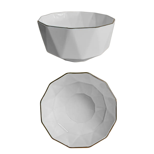 Салатник Vittora Blanco Astra Gold V-165ASG 16.5 см білий