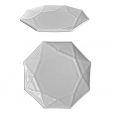 Тарілка обідня Vittora Blanco Astra V-255AS 25.5 см біла