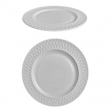 Тарілка обідня Vittora Vintage V-265VI 26.5 см біла