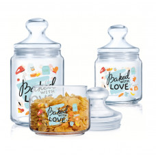 Набір банок LUMINARC CLUB BAKED WITH LOVE V6758 3 предмети