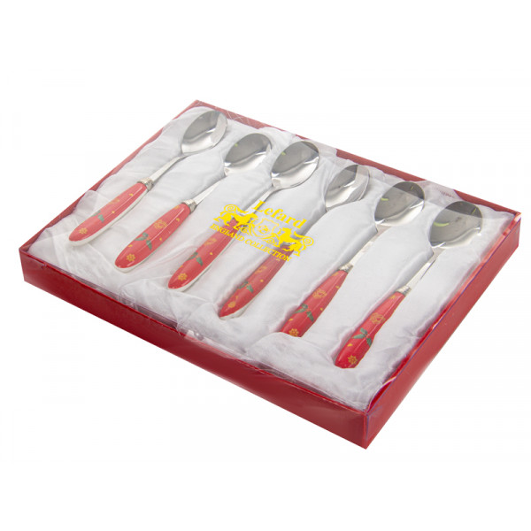 Набір чайних ложок Lefard Christmas delight 985-135 12 см 6 шт