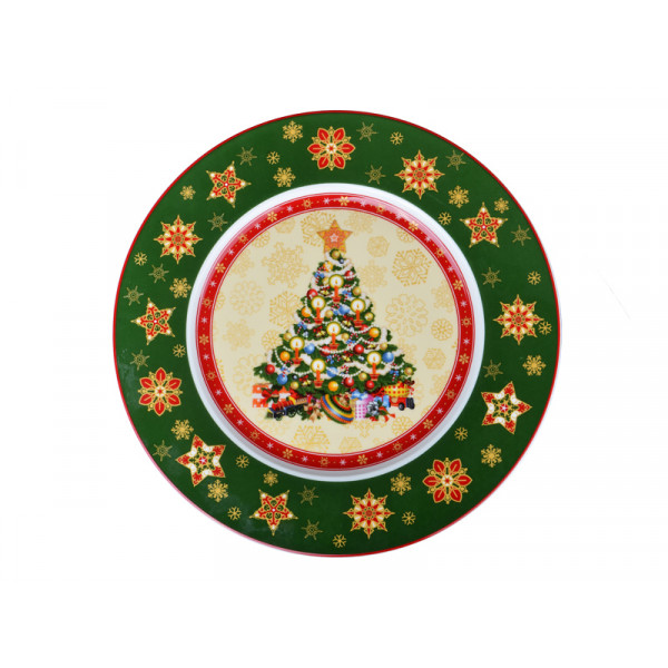 Тарілка десертна Lefard Christmas collection 986-062 21 см