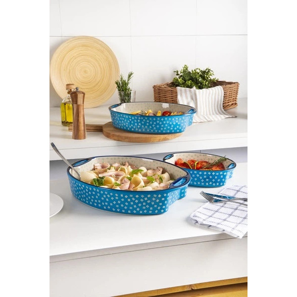 Форма для запікання Limited Edition Chateau SD1031-30 30.5x21.5x6.5 см синя