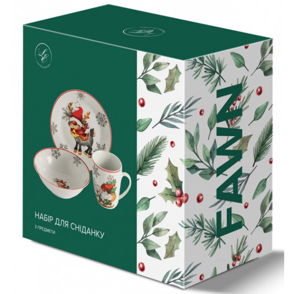 Набір дитячого посуду Limited Edition NY FAWN TRSC-HD5022-BT01 3 предмети