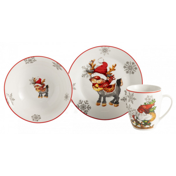 Набір дитячого посуду Limited Edition NY FAWN TRSC-HD5022-BT01 3 предмети