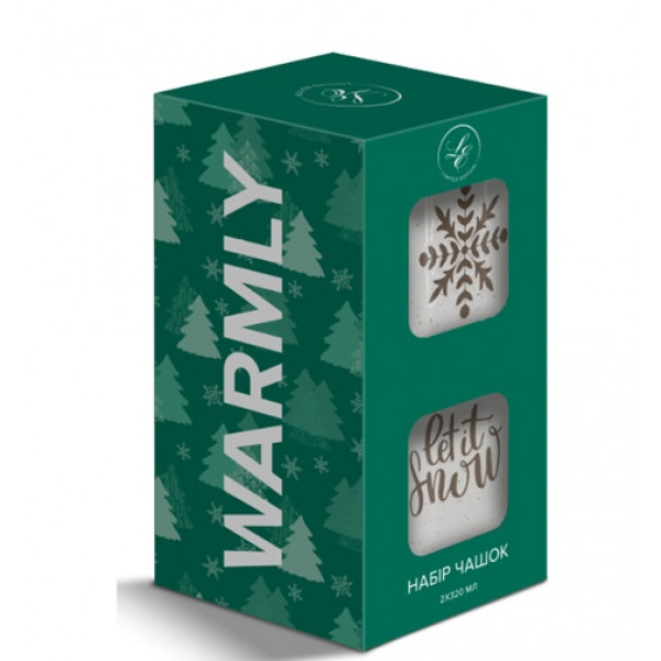 Набір кружок Limited Edition NY WARMLY GREEN GREY TRSC-BH5019-M02 320 мл