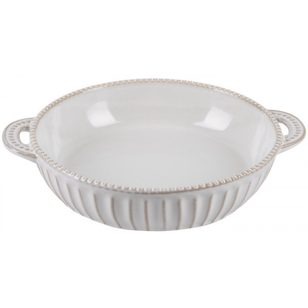 Форма для запікання кругла Limited Edition Allegra Biege GJH012-25-2-129 25.5x21x5.5 см бежева