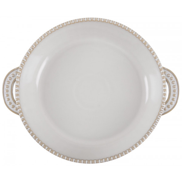 Форма для запікання кругла Limited Edition Allegra Biege GJH012-25-2-129 25.5x21x5.5 см бежева