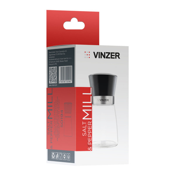 Млин для перцю VINZER VZ-50194 6.6х13.2 см