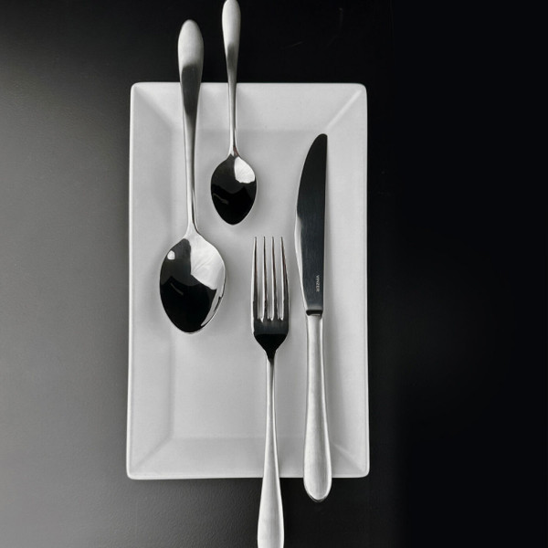 Набір столових ножів Vinzer VZ-50347 1.9х23.7 см сріблястий