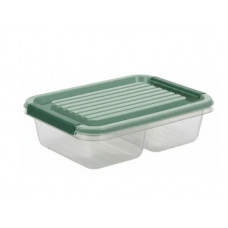 Контейнер двосекційний для зберігання харчових продуктів Ardesto Fresh AR1302G 2х0.25 л зелений