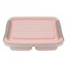 Контейнер двосекційний для зберігання харчових продуктів Ardesto Fresh AR1302P 2х0.25 л рожевий