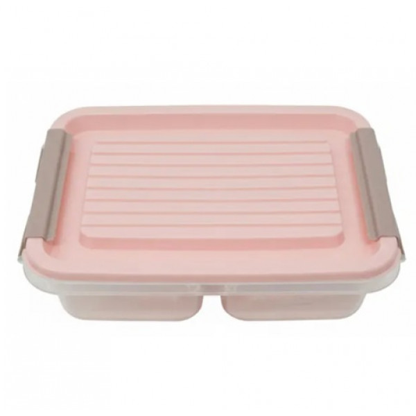 Контейнер двосекційний для зберігання харчових продуктів Ardesto Fresh AR1302P 2х0.25 л рожевий