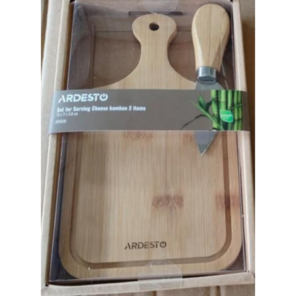 Набір для подачі сиру Ardesto Midori AR0936 19х11х0.8 см бежевий