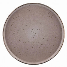 Тарілка обідня Ardesto Fasano AR0426GB 26 см сіра з коричневим