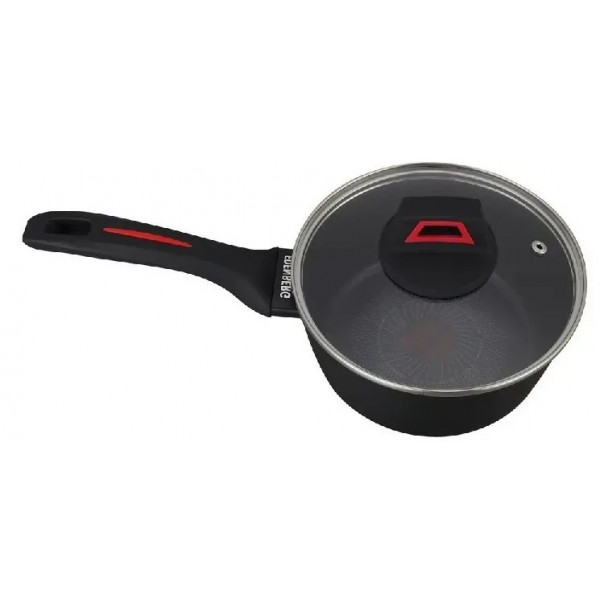 Ківш із кришкою з термоіндикатором Edenberg EB-13089 16 см 1.2 л чорний