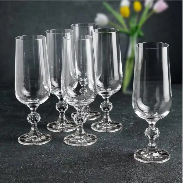 Набір келихів для пива Bohemia Sterna Klaudie 4S149/280 280 мл 6 шт