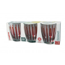 Набір склянок низьких Cerve m41990 300 мл 3 шт фуксія