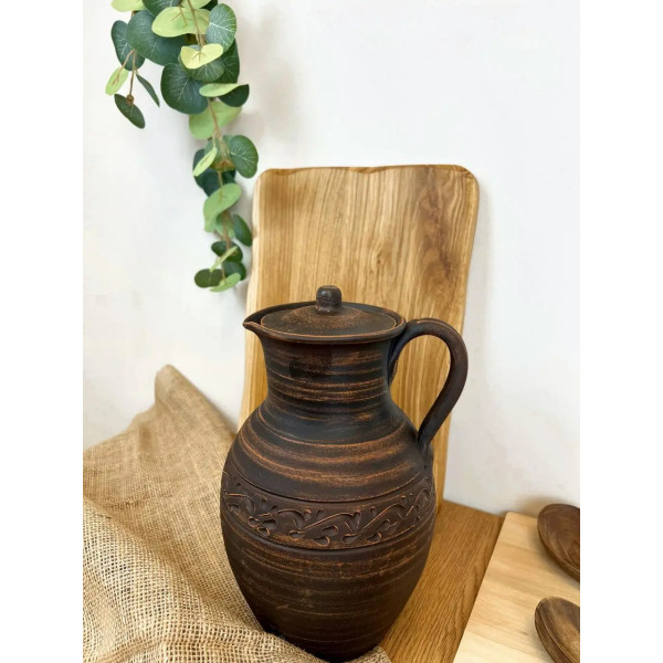 Глек Кераміка Слов'янська Декор НФ-00000375 2.5 л коричневий