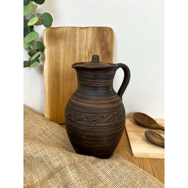 Глек Кераміка Слов'янська Декор НФ-00000375 2.5 л коричневий