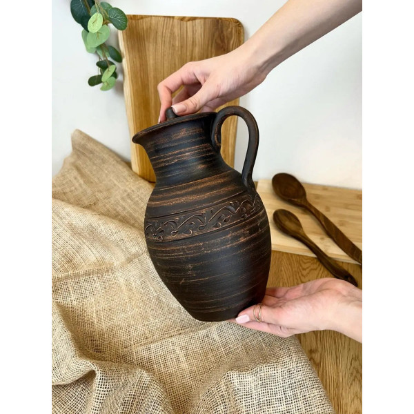 Глек Кераміка Слов'янська Декор НФ-00000375 2.5 л коричневий