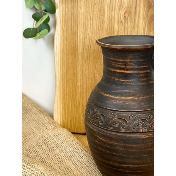 Глек Кераміка Слов'янська Декор НФ-00000391 2 л коричневий