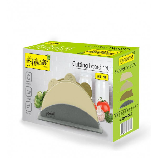 Набір обробних дощок 4 предмета Maestro MR-1788