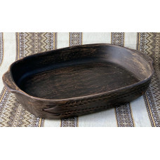 Форма для запікання Кераміка Слов'янська Колос НФ-00001015 3.5 л 40х26 см коричневий