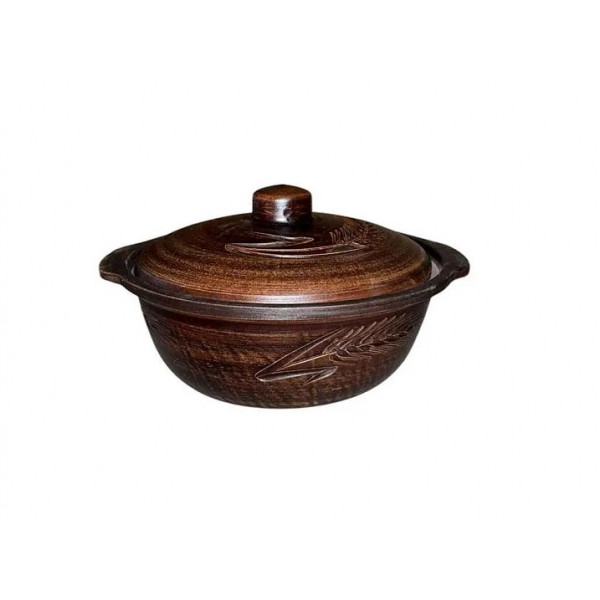 Форма для запікання Кераміка Слов'янська Колос НФ-00001031 3 л 28 см коричневий