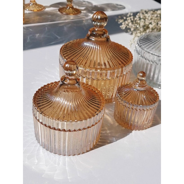 Цукерниця Olens Золотий купол 102-62 400 мл золотиста