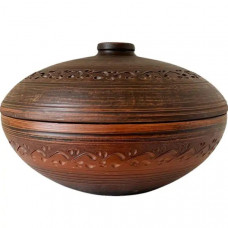 Пловниця Кераміка Слов'янська Декор НФ-00001351 3 л коричнева