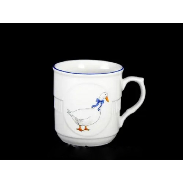 Кружка Thun Гуси 2760400-315-К 315 мл біла