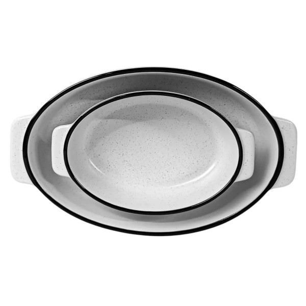 Форма для випікання овальна Pepper Tower PR-3335 20.3x13x5.5 см біла