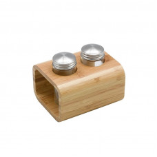 Набір для солі та перцю Ardesto Midori AR0933 3 предмети бежевий