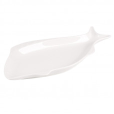 Блюдо Stenson Рибка MC3648-12 3х15х31 см біле